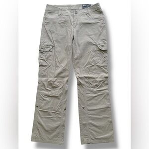 KÜHL Cargo Pants Convertible Roll-Up Utility Hiking Khaki Women’s Size 10